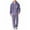 Purple, variant on uikmnh Mens Pajamas Set Men's Winter Coral Velvet Heavy Pile Zip Up Cardigan Plus Size Pajamas Flannel Warm Home Wear Loungewear Set