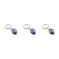 thumbnail image 4 of QualitChoice Key Rings Decoration Exquisite Purse Pendent Clasp Decor Sweet Gift Rustproof Plated Surface No Burrs -shaped Ring Blue 3Set, 4 of 6