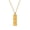 Gold Number 111, variant on Angel Number Necklaces for Women Cubic Zirconia 111 222 333 444 555 666 777 888 999 Square Chain Gold Plated Stainless Steel Dainty Pendant Personalized Jewelry Gold Number 555
