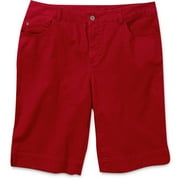 Faded Glory - Women's Plus Bermuda Shorts