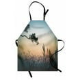 thumbnail image 1 of Landscape Apron, Thailand Phurue Sunset Scene in Spring Season South East Pastoral Photo, Unisex Kitchen Bib with Adjustable Neck for Cooking Gardening, Adult Size, Multicolor, by Ambesonne, 1 of 4