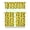 Bee, variant on Penguin Pattern Kitchen Curtains Set of 3 - White Snow-Themed Tier Window Curtains with Valance (54x18 + 2x27.5x36 Inch) Easy Care Rod Pocket Design