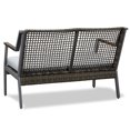 thumbnail image 3 of Real Flame Calvin Aluminum Patio Loveseat in Gray, 3 of 6