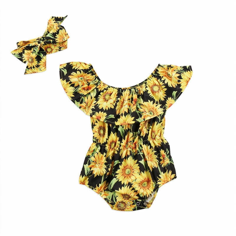 sleeveless romper baby girl