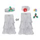thumbnail image 2 of Doll Christmas Wearing Christmas Elves Clothes Dress& Hairband Cloth Made for Christmas Party Girl Gift heqiyong LED, 2 of 2