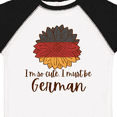 thumbnail image 4 of Inktastic I'm So Cute, I Must be German Sunflower Boys or Girls Toddler T-Shirt, 4 of 5