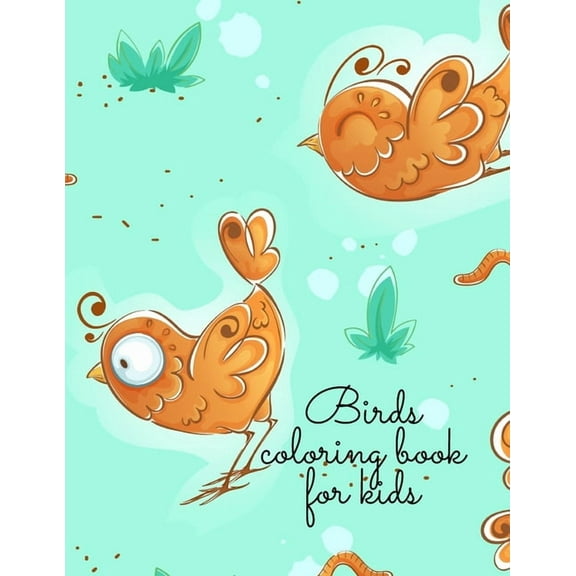 Birds coloring book for kids, (Paperback)