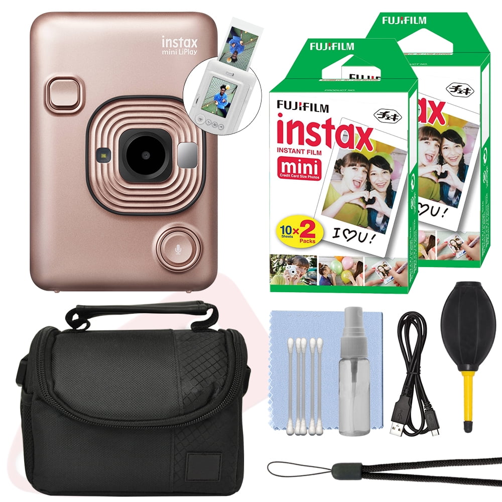 instax mini LiPlay 本体　ピンクゴールド フィルム＋おまけ 243b8969-6f1f-4d28-8e90-