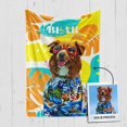 thumbnail image 1 of Custom Pet Fleece Blankets For Dogs & Dog Lovers– Detailed Pop Art Portrait -, 1 of 10