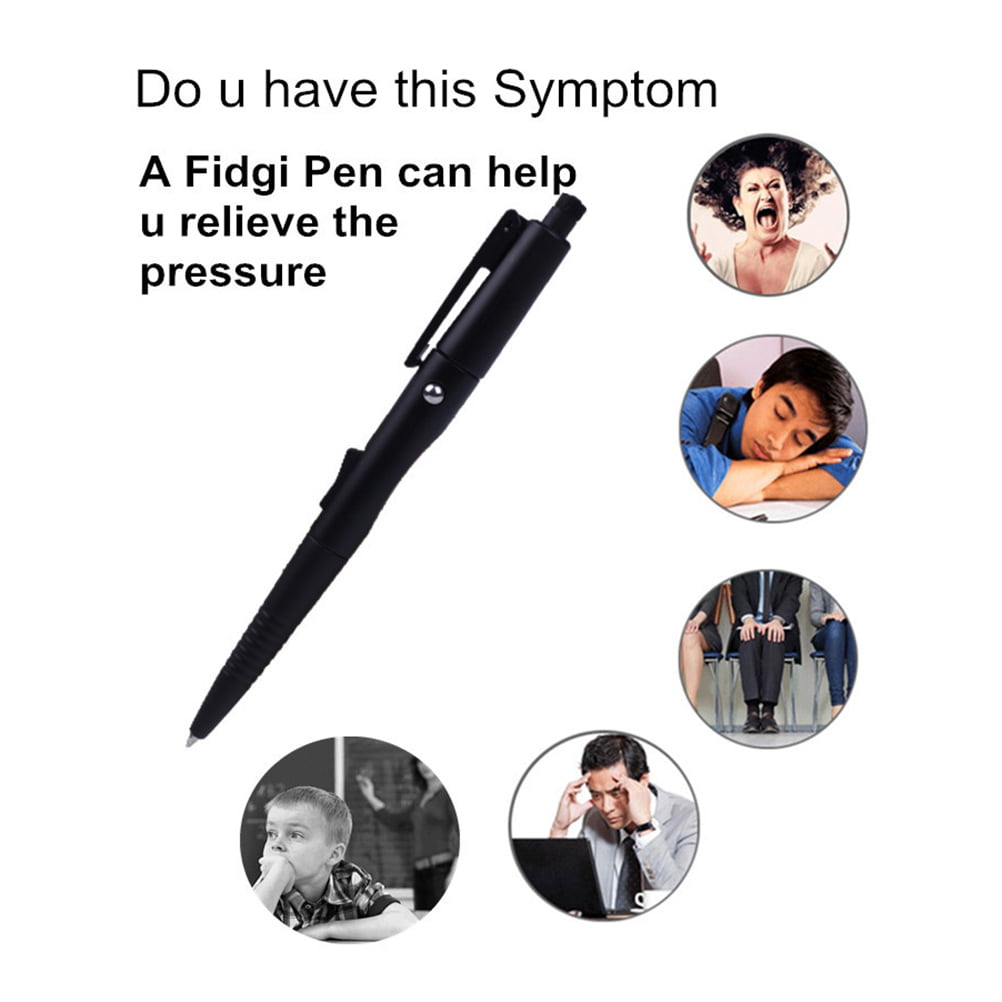 Dan/&Dre Random Color 8 in 1 Fidget Pen Toys Stress Relief Anxiety Toys Ballpoint Pens Toys