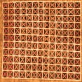 thumbnail image 1 of Ahgly Company Indoor Square Oriental Orange Modern Area Rugs, 6' Square, 1 of 4