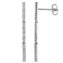 Everly Women's Diamond 10k White Gold Earrings