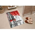 thumbnail image 6 of Red Leaves Rug, Salon Rugs, Landscape Rugs, Couple With Red Umbrella Painting Rug, Non-Slip Carpet Rugs, Rainy Day Rug, Salon Rug, Red Rug, 5.2'x7.5' - 160x230 cm, 6 of 8