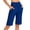 Purple, variant on SwiftWear Women's Yoga Shorts High Waisted Knee Length Pockets Solid Color Soft Stretch Workout Running Athletic Shorts