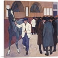 thumbnail image 1 of ARTCANVAS Horse Dealers At The Barbican 1918 Canvas Art Print by Robert Bevan - Size: 12" x 12" (0.75" Deep), 1 of 9