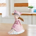 thumbnail image 3 of 2 Pieces Modern Girl Statue Ornament Craft Desk for Birthday Home Office Gloria none, 3 of 9
