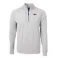 thumbnail image 2 of Men's Cutter & Buck Heather Gray Vanderbilt Commodores Big & Tall Adapt Eco Knit Heather Quarter-Zip Top, 2 of 3