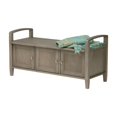 Brooklyn + Max Lexington Solid Wood Entryway Storage Bench
