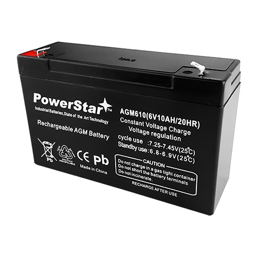 BC61210ARC 12V/6V 10A 6 Stage Smart AGM & LiFePO4 Battery Ch