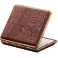 thumbnail image 1 of High-quality Leather Cigarette Case Ultra Thin Portable Men's Advanced Anti Pressure Cigarettes Box Can Hold 20, 1 of 5