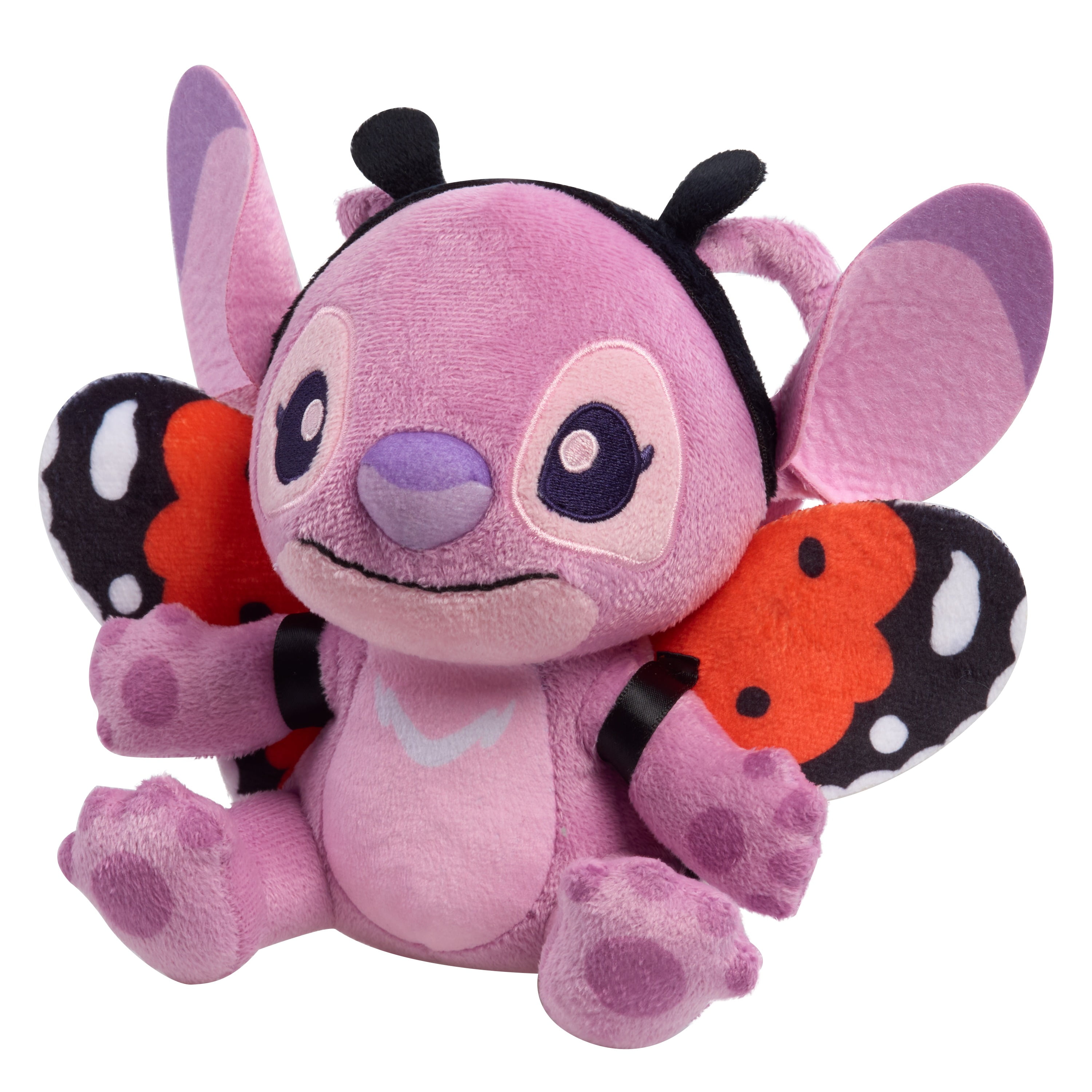 Disney Stitch Goes Wild Small Plush - Angel Butterfly, Cute & Fluffy, For Kids, Fans & Collectors