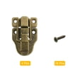 thumbnail image 3 of Uxcell 4Pack Duck-Billed Toggle Hasp Latch, Metal Box Toggle Latch Chest Latch with Mounting Screws, Bronze, 3 of 6