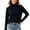 Black, variant on Turtleneck Tops for Women Long Sleeve Casual Loose Solid Color Fall Winter Pullover Undershirts(Medium,Yellow)