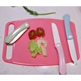thumbnail image 5 of Juego de plástico plegable de 7 pulgadas para niños o adultos, portátil e ideal para viajes, camping, picnic, cuchillos de nailon seguros para niños pequeños, 5 of 5