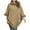Beige, variant on ZQUUVOU Women's Fall Winter Knit Cape Poncho Solid Color Pullover Faux Fur Trim Cable Knit Chunky Turtleneck Cardigan Beige