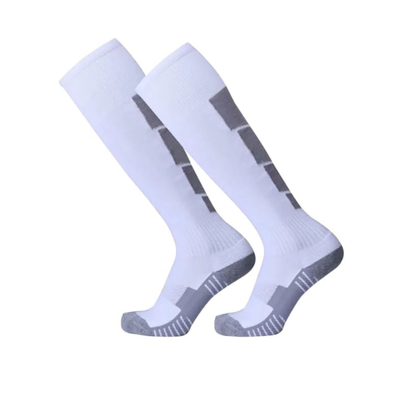 Sport Knee High Socks Over The Calf Compression Athletic Socks for Mens and Women Running & Training Football Thickening Keep Warm Sock 3 Pairs Soccer Socks 