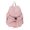 Pink, variant on Solid Color Backpack for Women Men, Multi-Pockets Large Capacity Bookbag for Travel Commute Work (Green)
