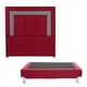 thumbnail image 1 of Box Base Cama Matrimonial + Cabecera Bora Rojo Dicasa  Bora Red, 1 of 8