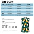 thumbnail image 6 of Uemuo Tropical Fruit Pattern Men's Sleeveless T-Shirt,Muscle Athletic Tank Top, Moisture-wicking Quick-dry Breathable Classic Tee Top for Gym Run Outdoor Sports-Large, 6 of 8