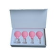 thumbnail image 1 of Jumpingount Juego de ventosas de 4 piezas, herramienta de masaje de succión para salón de casa seguro, masajeador de vacío para terapia de piel Universal, masajeadores Rosado Caja de regalo Jumpingount CE014798-04, 1 of 6