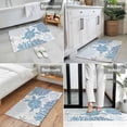 thumbnail image 6 of Summer Indoor Door Mat 20x31.5 Inch Navy Blue Grey Coastal Ocean Sea Turtle Coral Seashell Front Door Mat Non Slip Washable Entryway Rug Low Profile Dirt Trapper Doormat for Bathroom Kitchen Bedroom, 6 of 9