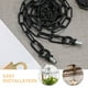 thumbnail image 2 of Cadena negra para colgar luces, cadena de extensión ajustable para luminaria Cadena negra para colgar luces colgantes, 2 of 7
