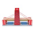 thumbnail image 2 of Wooden  Bridge, Wooden Suspension Bridge Set Educational Tool Railway Accessory Expandable  for Children, 2 of 7