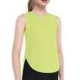 thumbnail image 1 of Sunnyoo Big Girls Athletic Tank Top Quick Drying Solid Sleeveless Tops, Sizes 9-10Y, 1 of 3