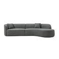 thumbnail image 7 of Juiluna Upholstered Sofa Couch Modern Luxury Sofa Boucle Chaise Couch For Guest Room Office Living Room Bedroom, 7 of 7