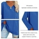thumbnail image 5 of Camisa de gran tamaño para mujer, camiseta de manga larga para mujer, blusa informal para mujer, top de verano para mujer, multifuncional, 5 of 6