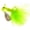 Chartruese/Chartruese, variant on Road Runner Marabou Underspin Jig Chartruese/Black/Chartruese 1/4 oz