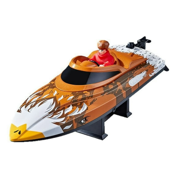 Leojiow Remote Control Boat 2.4G Rechargeable High Speed Speedboat With Self Righting Function Children'S Water Boat . A Utility