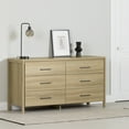 thumbnail image 1 of South Shore Gravity 6-Drawer Dresser for Adult, in Natural Ash, 1 of 13