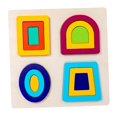 thumbnail image 3 of Rompecabezas Montessori con forma geométrica, rompecabezas de aprendizaje con clavija, juguetes educativos para edades tempranas, aprendizaje para Estilo D, 3 of 9