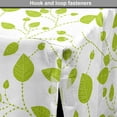 thumbnail image 4 of Floral Dog Crate Cover, Flourishing Leaves on Branches Pattern Botanical Nature Themed Spring Feels, Easy to Use Pet Kennel Cover Small Dogs Puppies Kittens, 7 Sizes, Lime Green White, by Ambesonne, 4 of 6