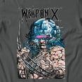 thumbnail image 3 of Marvel Comics Retro X-Men Weapon X Wolverine Retro Panel Men's T Shirt (Charcoal, S-XXXL), 3 of 4