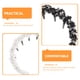 thumbnail image 5 of GOOHOCHY 2 diademas onduladas de moda para el cabello, diadema elástica antideslizante, diadema trenzada de invierno para lavarse la cara, accesorios para el cabello para mujer., 5 of 7