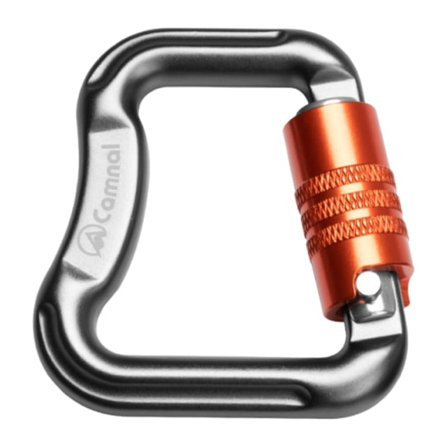Almencla Rock Climbing Carabiner Compact Lock Carabiner for Hiking Outdoor Rappelling Gray