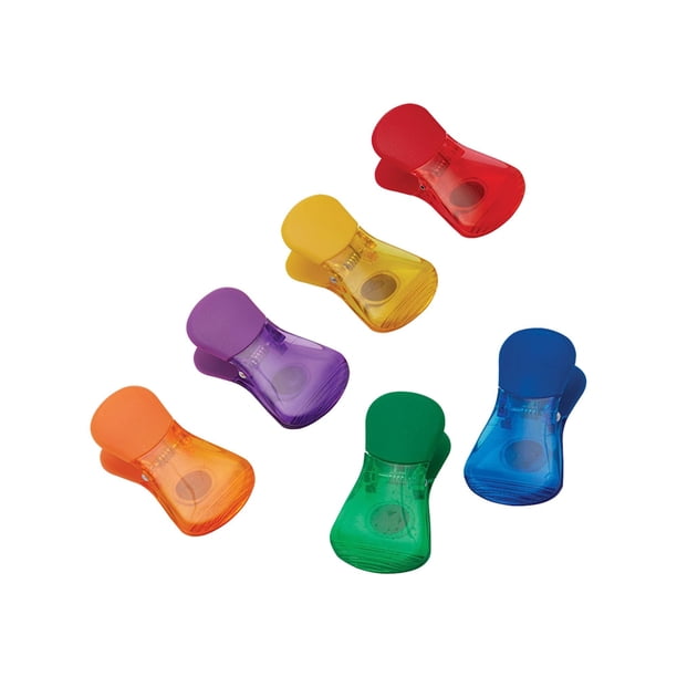 Juego de clips para bolsas Farberware Heavy Duty, 6 piezas, colores surtidos