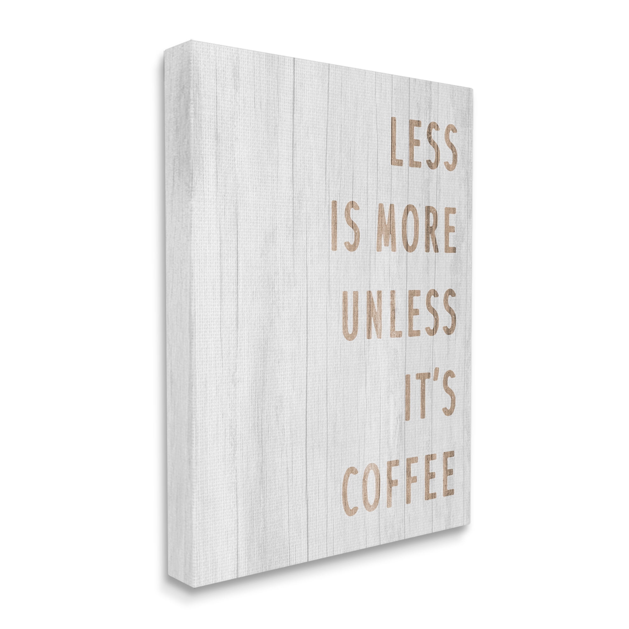 Stupell Industries More Coffee Kitchen Phrase Food & Beverage Painting Gallery Wrapped Canvas Print Wall Art, 16 x 20
